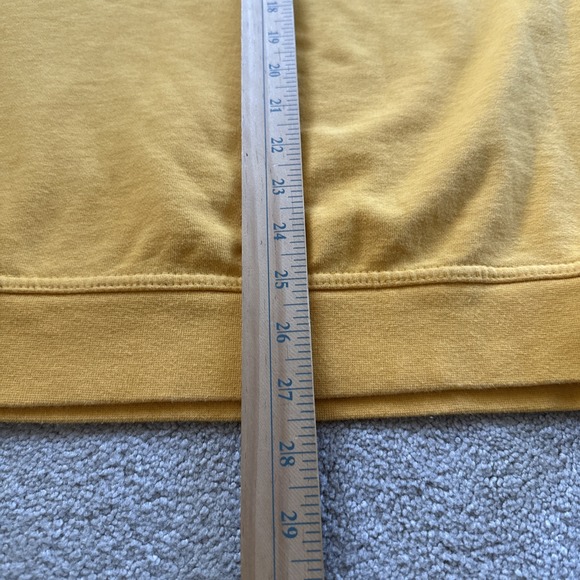 Vtg Georgia Southern Crewneck Sweatshirt Yellow Jones & Mitchell Size L - Picture 5 of 8